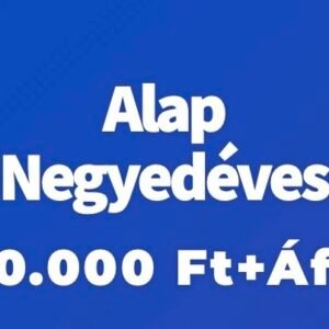 Webszolgáltatás Alap Negyedéves