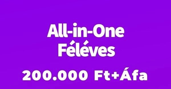 All-in-One Féléves Webáruház szolgáltatások